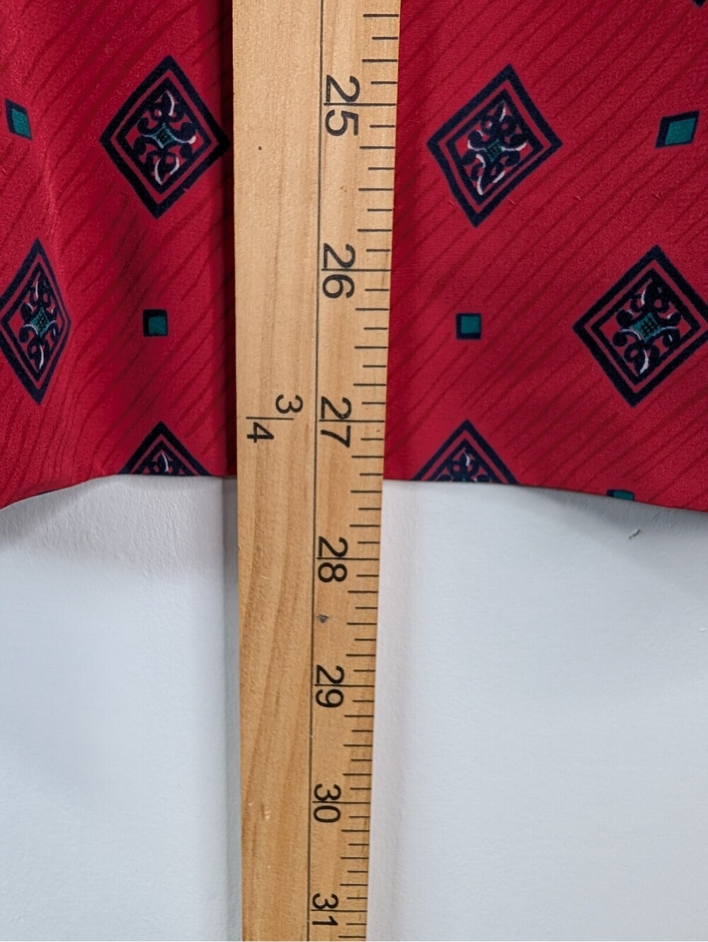 VTG 80's Country Sophisticate by Pendleton Red Pleated Midi Skirt Size M Petite - Picture 6 of 6